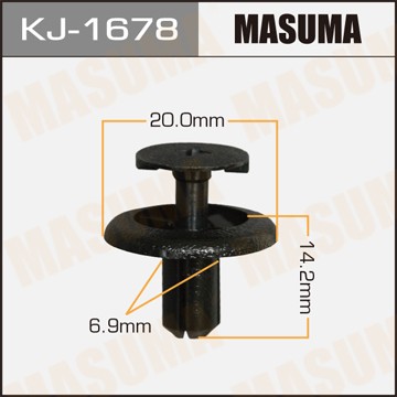 Клипса крепежная KJ1678 MASUMA