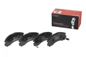 Комплект тормозных колодок, диско P54017 BREMBO