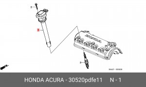 Катушка зажигания 30520PDFE11 HONDA