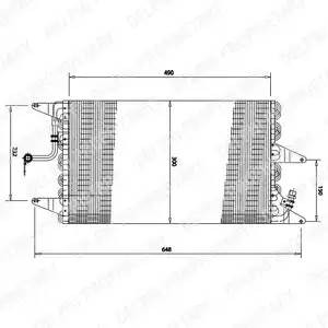 Конденсатор, кондиционер TSP0225162 DELPHI