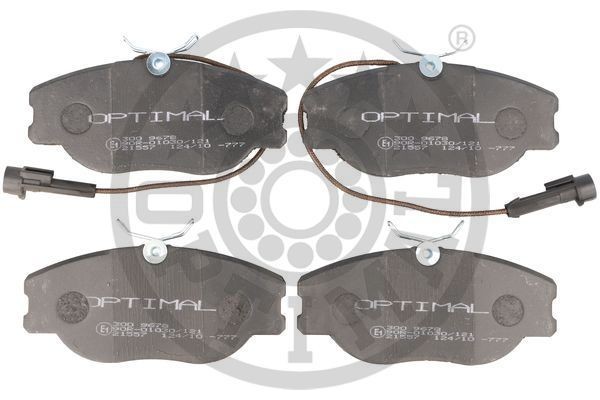 Комплект тормозных колодок, диско 9678 OPTIMAL