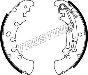 Комплект тормозных колодок 034115 TRUSTING