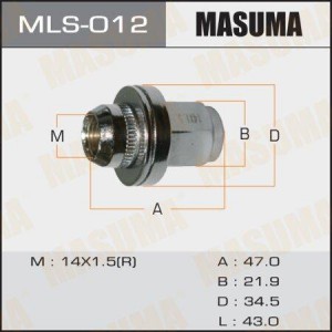 Гайка крепления колеса MLS-012 MASUMA