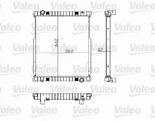 Радиатор, охлаждение двигател 733481 VALEO PHC