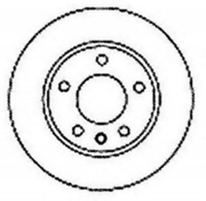 Тормозной диск 561610B BENDIX JURID