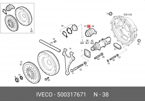 Выжимной подшипник 500317671 IVECO