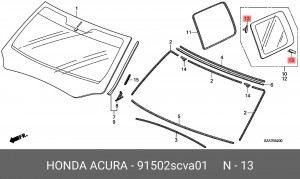 Деталь 91502SCVA01 HONDA