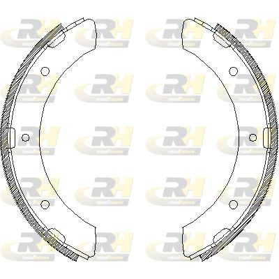 Комплект тормозных колодок 4309.00 ROADHOUSE