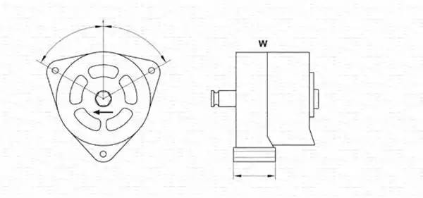 Генератор 943356225010 MAGNETI MARELLI