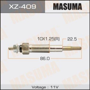 Свеча накаливания XZ-409 MASUMA