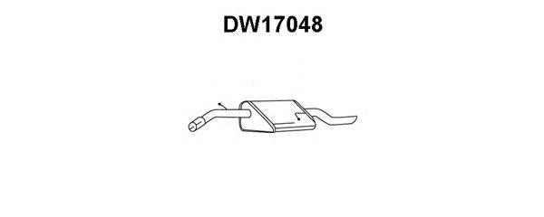 Глушитель выхлопных газов конечный DW17048 VENEPORTE