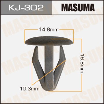 Клипса крепежная KJ302 MASUMA