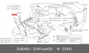 Деталь 22451AA430 SUBARU