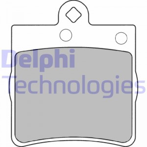 Комплект тормозных колодок, диско LP1403 DELPHI