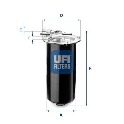 Топливный фильтр 31.689.00 UFI