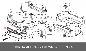 Деталь 71107SNB900 HONDA