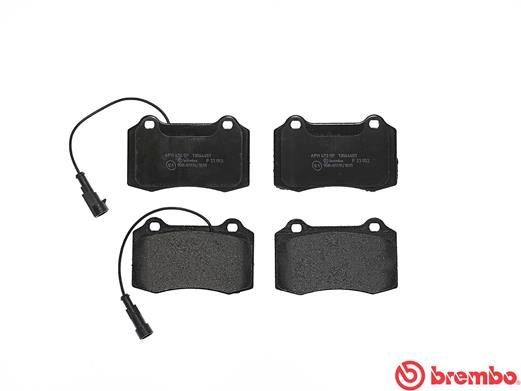 Комплект тормозных колодок, диско P23052 BREMBO
