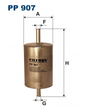 Фильтр топливный PP907 FILTRON