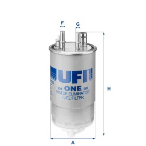 Топливный фильтр 24.ONE.00 UFI