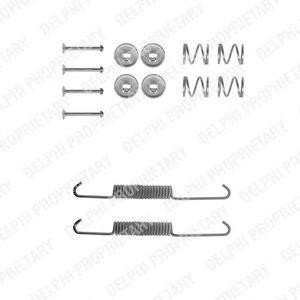 Комплектующие, тормозная колодка LY1286 DELPHI