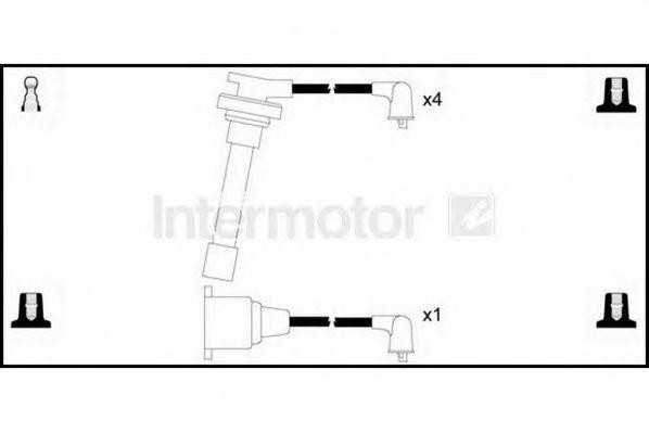 Ккомплект проводов зажигания 73728 STANDARD
