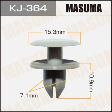 Клипса крепежная KJ364 MASUMA