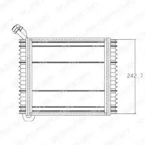 Испаритель, кондиционер TSP0525024 DELPHI