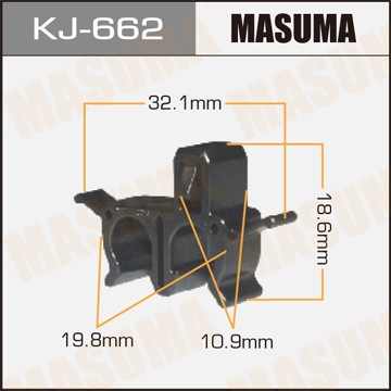 Клипса крепежная KJ662 MASUMA