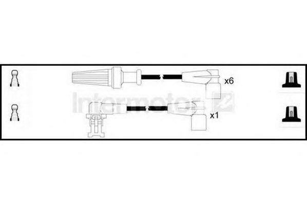 Ккомплект проводов зажигания 73385 STANDARD