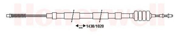 Трос, стояночная тормозная система 432716B BENDIX JURID