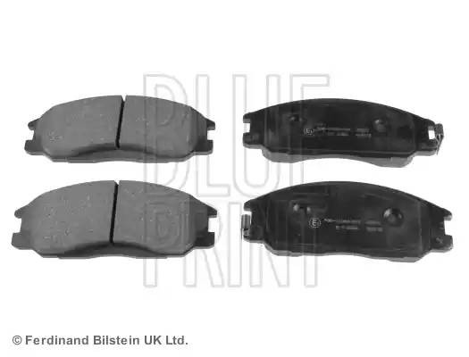 Комплект тормозных колодок, диско ADG04231 BLUE PRINT
