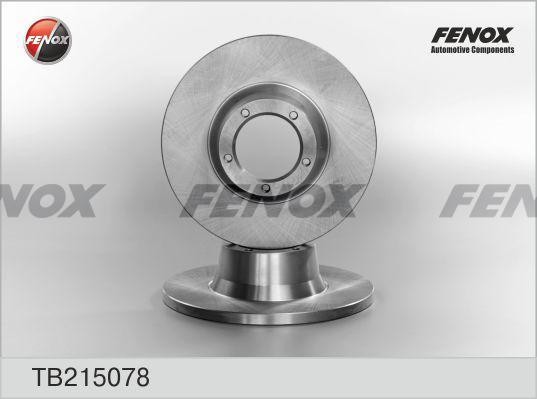 Диск тормозной TB215078 FENOX