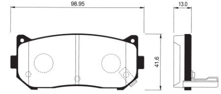 Колодки тормозные дисковые SP1079R SANGSIN