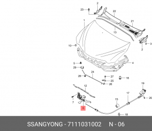 Деталь 7111031002 SSANG YONG