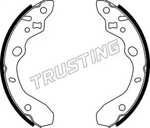 Комплект тормозных колодок 049.148 TRUSTING