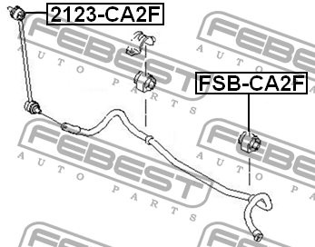 Стойка стабилизатора 2123-CA2F FEBEST