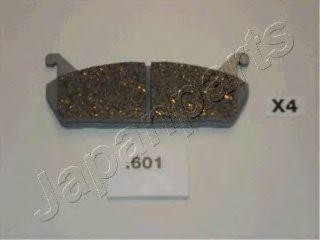 Комплект тормозных колодок, диско PP-601AF JAPAN PARTS GROUP