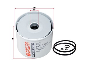 Фильтр топливный FC5103 SAKURA