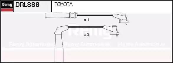 Ккомплект проводов зажигания DRL888 DELCO REMY