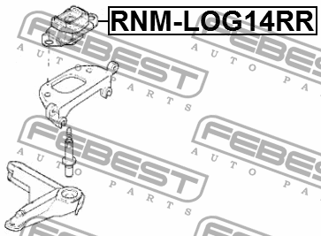 Опора коробки передач RNM-LOG14RR FEBEST