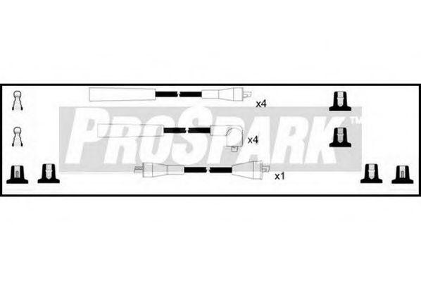 Ккомплект проводов зажигания OES445 STANDARD