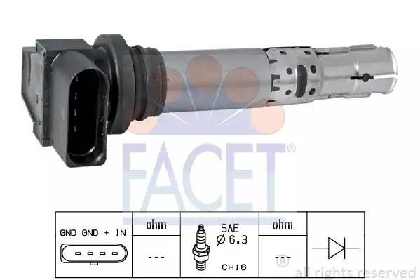 Катушка зажигания 9.6374 FACET