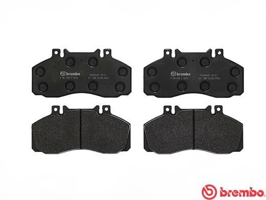 Комплект тормозных колодок, диско P A6 008 BREMBO