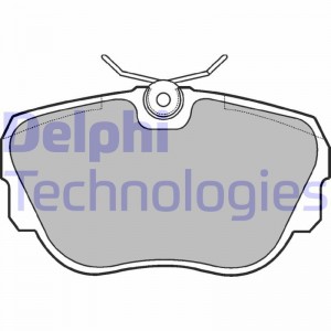 Комплект тормозных колодок, диско LP596 DELPHI