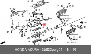 Лямбда-зонд 36532PELG01 HONDA