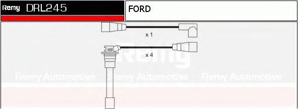 Ккомплект проводов зажигания DRL245 DELCO REMY