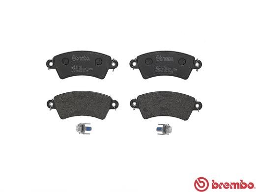 Комплект тормозных колодок, диско P61065 BREMBO