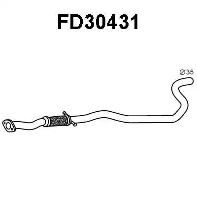 Выпускной трубопровод FD30431 VENEPORTE