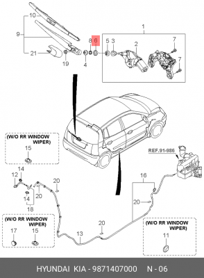 Деталь 9871407000 HYUNDAI KIA