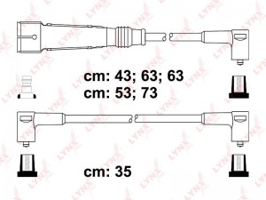 Провода высоковольтные системы зажигания (комплект) SPC8005 LYNXAUTO